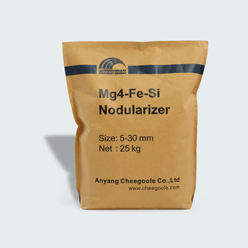 MG4-fesi nodularizer contains Mg(4-4.8%) and La(0.2-0.5%), size:2-8mm 5-30mm.