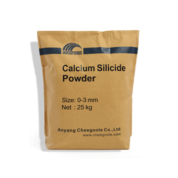 Calcium silicide ( Ca-Si) is used as core powder for calcium silicide cored wire. Sizes: 0.1-0.6mm 1-3mm 60mesh.